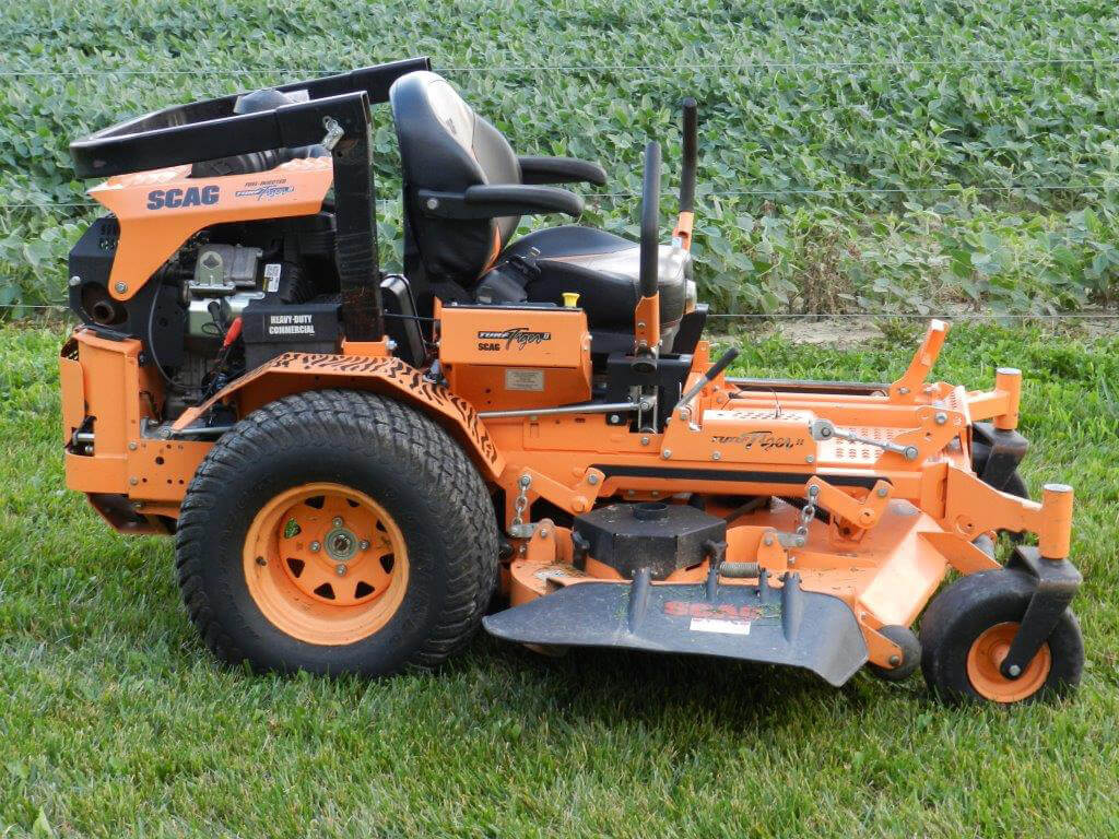 Orange Lawn Mower