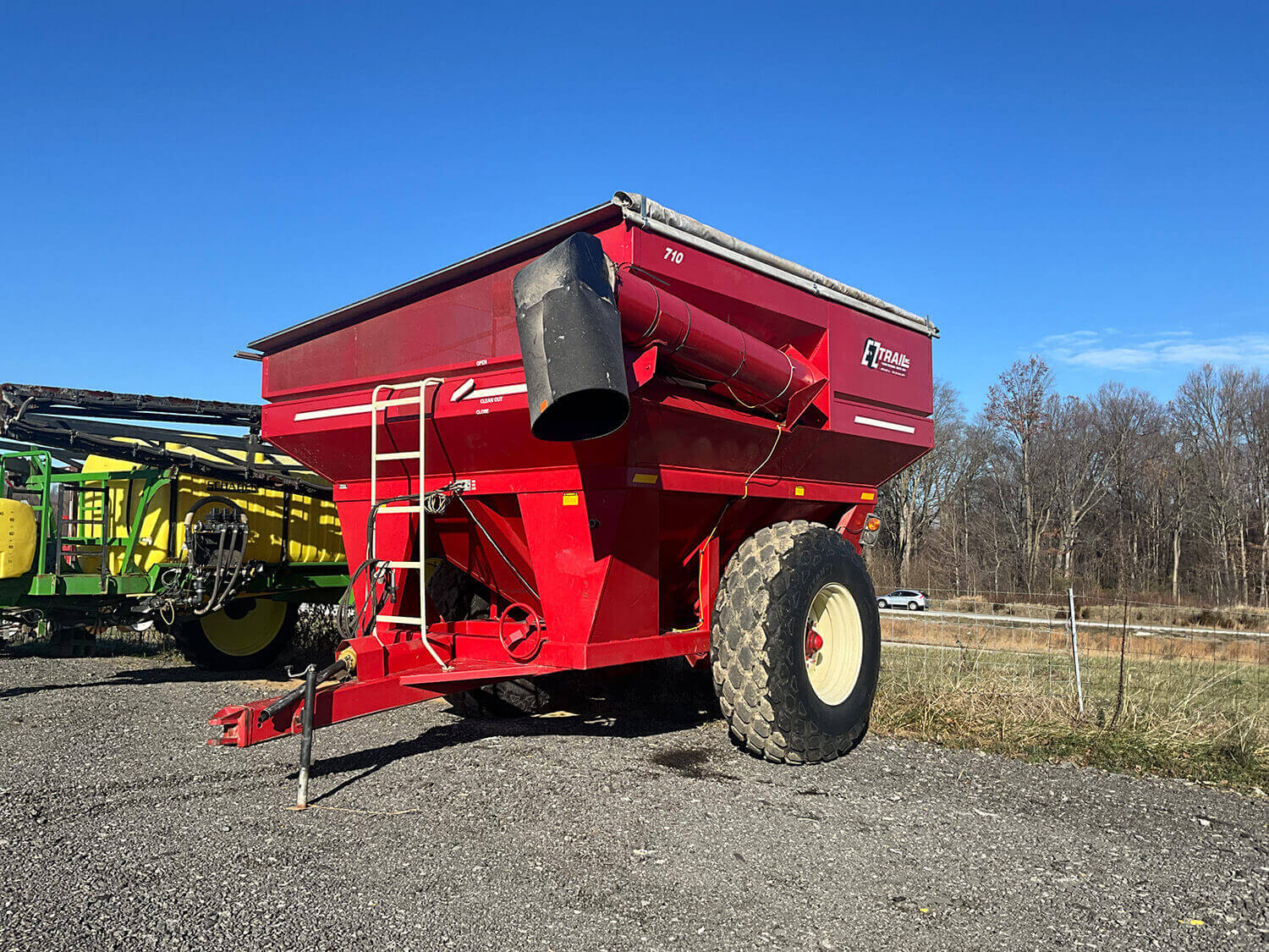 Red Grain Bin
